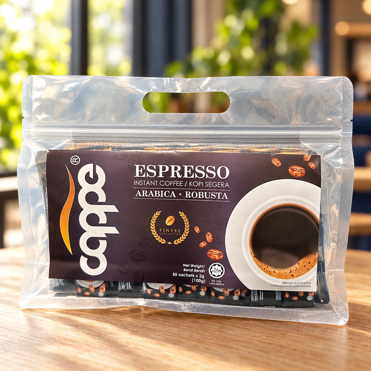 Espresso 50 sachets zip pouch — view 2