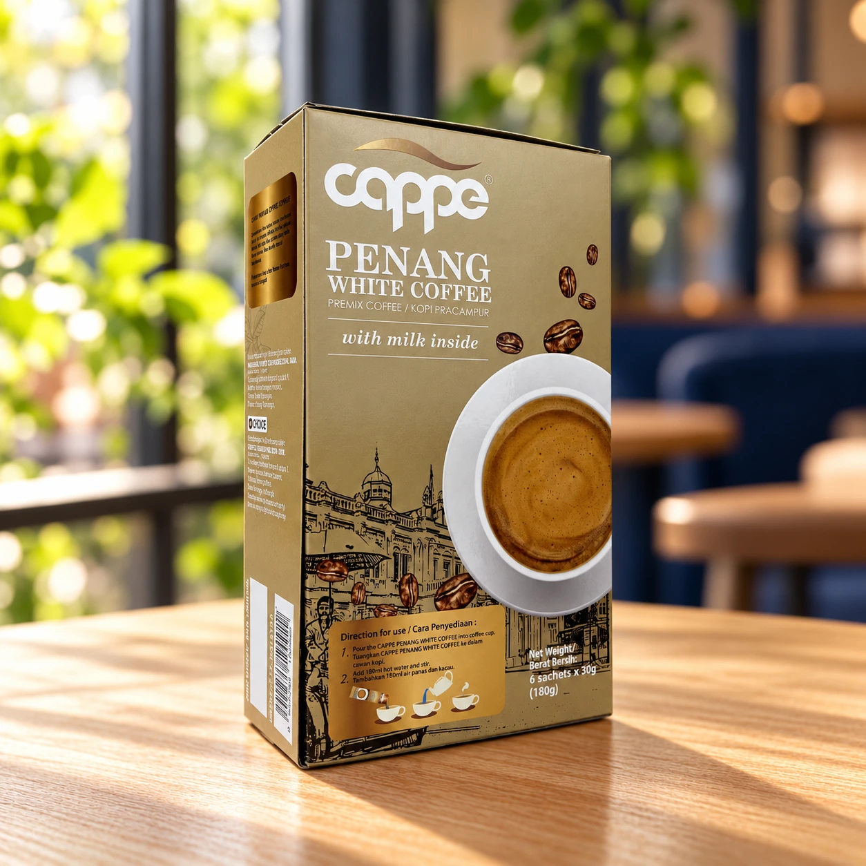 PENANG WHITE COFFEE – 6 X 30G — product image 2